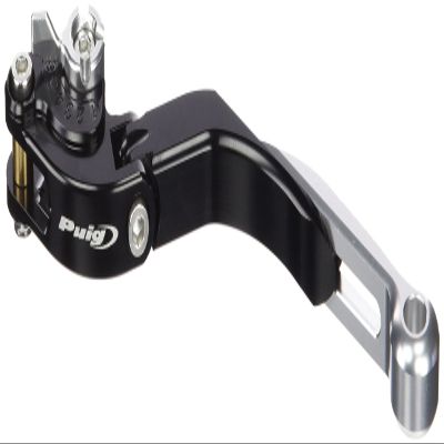 Puig 3.0 Replacement Clutch Lever (Foldable and Extendable) (Black with Silver Selector and Silver Extender)