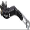 Puig 3.0 Replacement Clutch Lever (Foldable and Extendable) (Black with Silver Selector and Silver Extender) view 1
