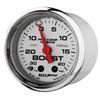 AutoMeter Gauge, Vac/Boost, 2 1/16", 30Inhg-20Psi, Mechanical, Marine Chrome (200774-35) view 1