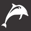 Dolphin - Die Cut Vinyl Window Decal/Sticker for Car/Truck 7"x4" view 1