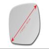 Check Size - More Than One Option Available - Replacement Mirror Glass with Full Size Adhesive for Subaru Crosstrek Forester Impreza WRX XV Crosstrek Driver Side View Left LH view 3