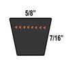 D&D PowerDrive 3501405 Speed King Manufacturing Replacement Belt, Rubber, 1 view 2