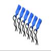 Body Clips + Aluminum Mount For 1/10 To 1/8 Models - 6Pcs Set Blue view 1