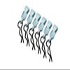 Body Clips + Aluminum Mount For 1/10 To 1/8 Models - 6Pcs Set Gray Silver view 1