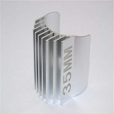 Aluminum Motor Heat Sink Mount 35mm For 1/10 05, 540, 360 Motor - 1Pc Silver