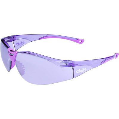 Global Vision Cruisin Safety Sport Motorcycle Sunglasses (Purple)