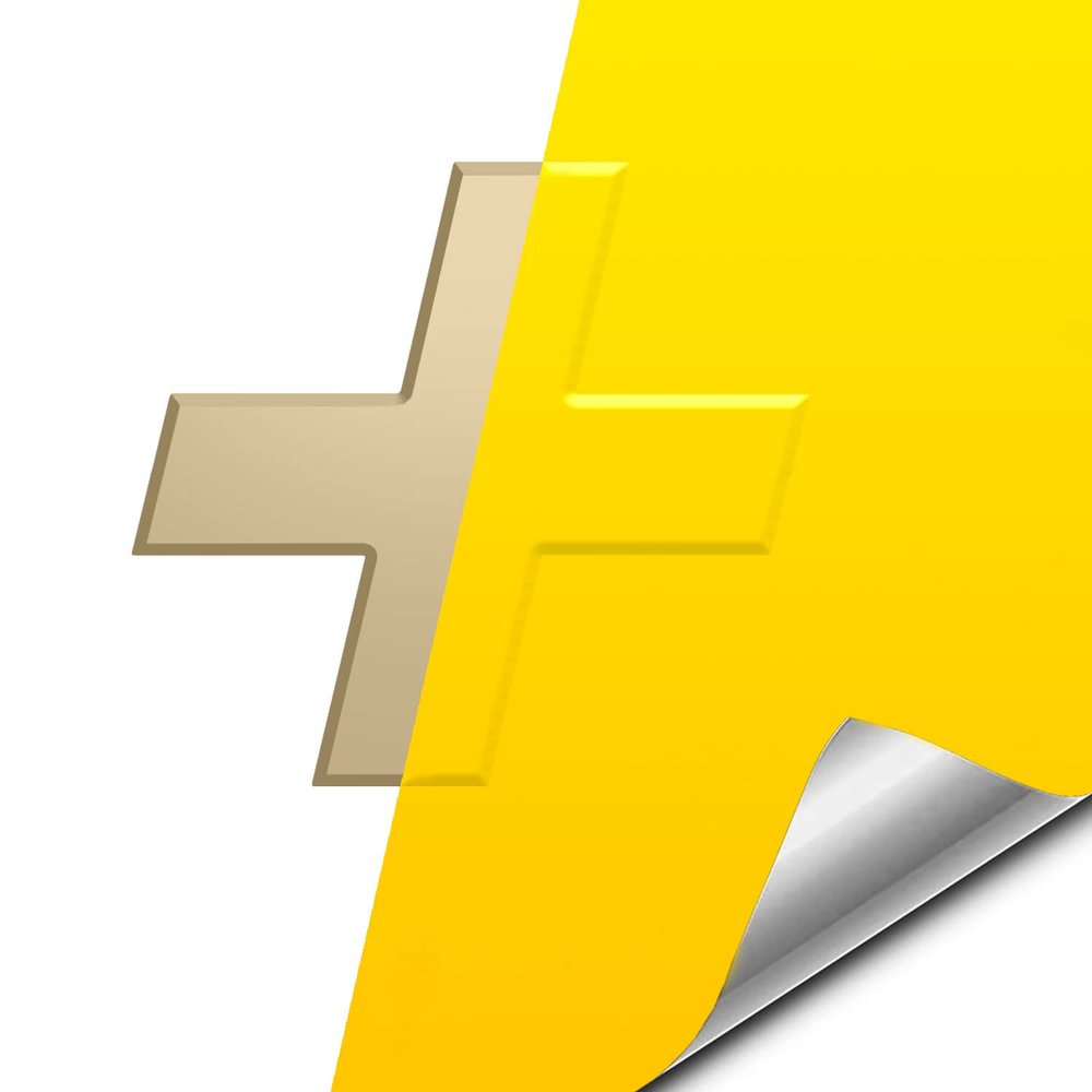 VViViD Auto Emblem Vinyl Wrap, Reflective Gold, 11.8 Inches x 4 Inches Sheets (x2)