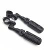 HTTMT MT216-077- Motorcycle Black Short Angled Adjustable Peg Mounting Kit Eagle Footrest Compatible with V-STAR Roadstar Suzuki Boulevard with 1-1/4 inch (1.25") Front Engine Guard Frame Tube view 3