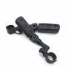 HTTMT MT216-077- Motorcycle Black Short Angled Adjustable Peg Mounting Kit Eagle Footrest Compatible with V-STAR Roadstar Suzuki Boulevard with 1-1/4 inch (1.25") Front Engine Guard Frame Tube view 4