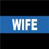 Thin Blue Line Police Wife 11.75 Inch Decal view 1