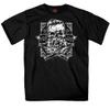 Hot Leathers Men's Bearded Skull T-shirt (Black, Large) view 1
