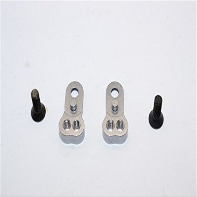 GPM For Tamiya MF01X Upgrade Parts Aluminum Front Knuckle Steering Mount - 1Pr Set Gray Silver