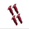 GPM for Tamiya GF01 Upgrade Parts Aluminum King Pin (5mmx6.2mmxM4) - 4Pcs Red view 1
