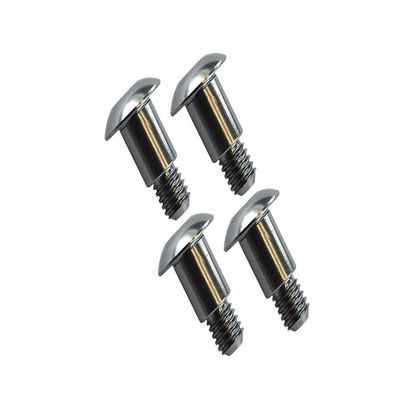GPM For Tamiya GF01 Upgrade Parts Aluminum King Pin (5mmx6.2mmxM4) - 4Pcs Silver