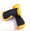 HK- Universal ATVs & PWC Rubber Comfort Grips- Black Compatible with YELLOW Rubber ATV QUAD WATERCRAFT ATV RECON Brute Force Prairie (7/8" BOTH SIDE) [B01BI85WK0] view 3
