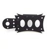 HTTMT MT409-BK Black Custom Horizontal Vertical Zigzag Style Side Mount License Plate Bracket 7 Inches x 4 Inches Compatible with Harley Davidson Kawasaki Suzuki view 2