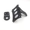 HTTMT MT409-BK Black Custom Horizontal Vertical Zigzag Style Side Mount License Plate Bracket 7 Inches x 4 Inches Compatible with Harley Davidson Kawasaki Suzuki view 3