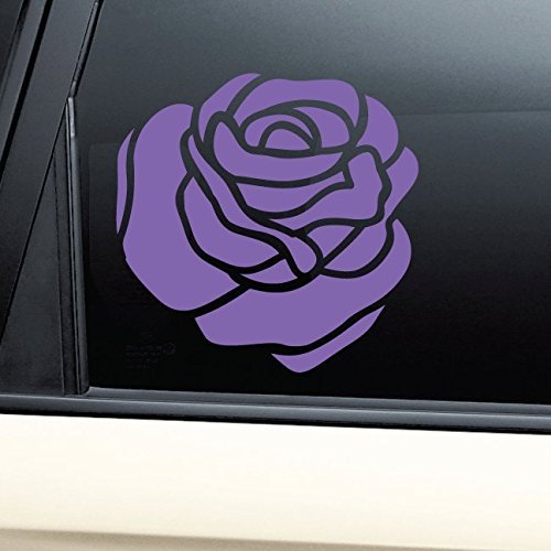 Nashville Decals Purple Rose Vinyl Decal Laptop Car Truck Bumper Window Sticker