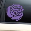 Nashville Decals Purple Rose Vinyl Decal Laptop Car Truck Bumper Window Sticker view 1