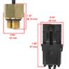 Caltric Cooling Radiator Thermal Switch Sensor Compatible with Polaris Sportsman 500 Ho 2009-2013 view 2