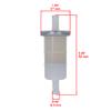 Caltric Fuel Filter Compatible with Yamaha Fz700 Genesis 1987 / Fz750 Genesis 1985 1986 1988 view 2