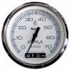 Faria Beede Instruments 33860 4 in. Chesapeake White Stainless Steel Tachometer with Suzuki Monitor - 744;000 RPM view 1