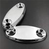 Mirror Block Off Base Plates For Cbr 600 F4 F4I 900 Rr 929 954 1000Rr Chrome view 3