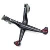 HONGK- Black Brake Clutch Skull Hand Lever Compatible with Cb750 Cbr600 F1 F2 F3 F4 F4I [B01BW4SP7C] view 1