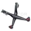 HONGK- Black Brake Clutch Skull Hand Lever Compatible with Cb750 Cbr600 F1 F2 F3 F4 F4I [B01BW4SP7C] view 3