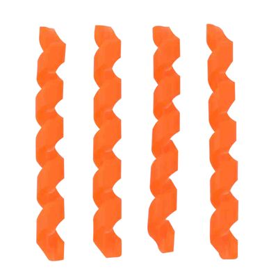 Noguchi 125887 Flame Protector, 4 Pieces, Fluorescent Orange