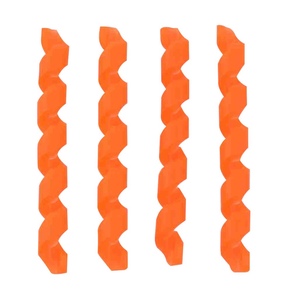 Noguchi 125887 Flame Protector, 4 Pieces, Fluorescent Orange