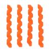 Noguchi 125887 Flame Protector, 4 Pieces, Fluorescent Orange view 1