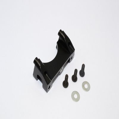 GPM For Traxxas Revo & Revo 3.3 Upgrade Parts Aluminum Front Damper Mount With Counter Sink Washers & Screws - 1Pc Set Black