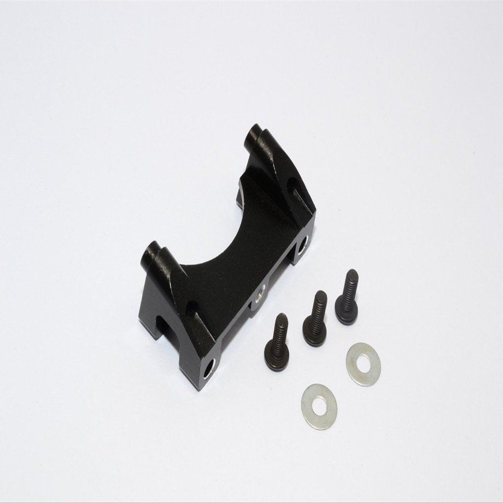 GPM For Traxxas Revo & Revo 3.3 Upgrade Parts Aluminum Front Damper Mount With Counter Sink Washers & Screws - 1Pc Set Black