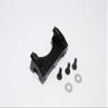 GPM For Traxxas Revo & Revo 3.3 Upgrade Parts Aluminum Front Damper Mount With Counter Sink Washers & Screws - 1Pc Set Black view 1