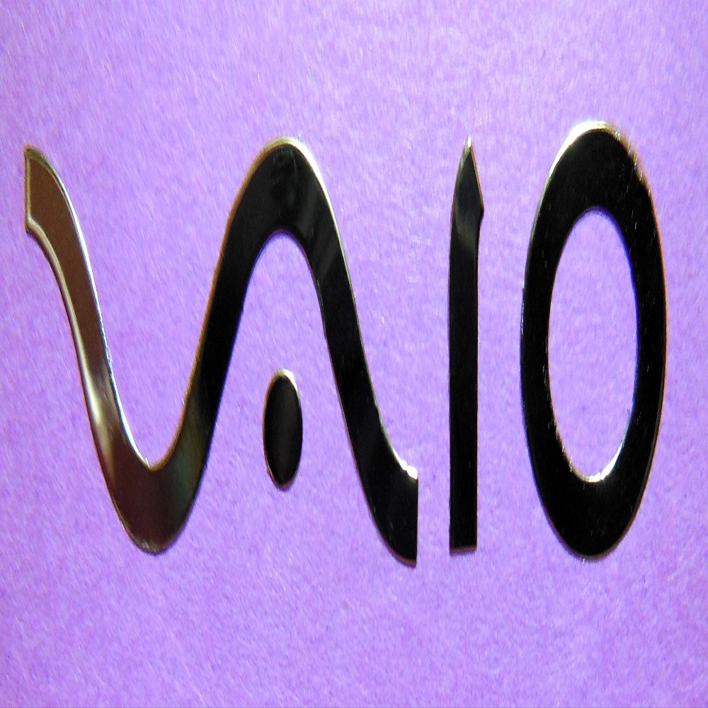 VAIO metal Sticker / Emblem / Badge 14.5 x 61mm [585]
