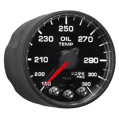 AutoMeter P553328-N1 Gauge Oil Temp (Spek-Pro - Nascar 2-1/16" Oil Temp, 180-320`F, BFB, ECU, Spek Nl)