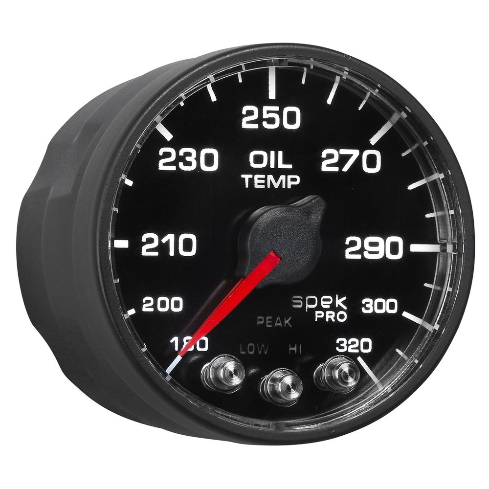 AutoMeter P553328-N1 Gauge Oil Temp (Spek-Pro - Nascar 2-1/16" Oil Temp, 180-320`F, BFB, ECU, Spek Nl)