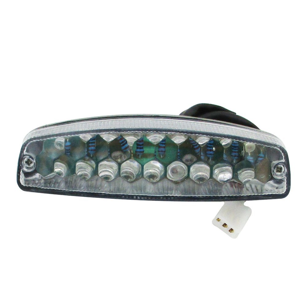 TC-Motor 12V LED ATV Rear Tail Brake Light For 50cc 70cc 90cc 110cc Chinese Quad 4 Wheeler NST Sunl Taotao Roketa Kazuma