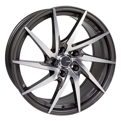 Enkei 500-880-3140GMM PW10 Performance Wheel 18x8 +40 5x108 Gunmetal Machined