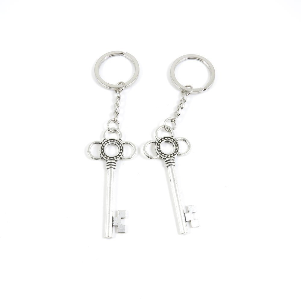 1 Pieces Keyring Keychain Keytag Key Ring Chain Tag Door Car Wholesale Jewelry Making Charms J7AR2 Magic Key