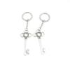 2 Pieces Keyring Keychain Keytag Key Ring Chain Tag Door Car Wholesale Jewelry Making Charms J7AR2 Magic Key view 1