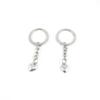 2 Pieces Keyring Keychain Keytag Key Ring Chain Tag Door Car Wholesale Jewelry Making Charms E1YJ7 Love Heart view 1