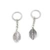 1 Pieces Keyring Keychain Keytag Key Ring Chain Tag Door Car Wholesale Jewelry Making Charms X7MQ0 Leaf Leaves view 1