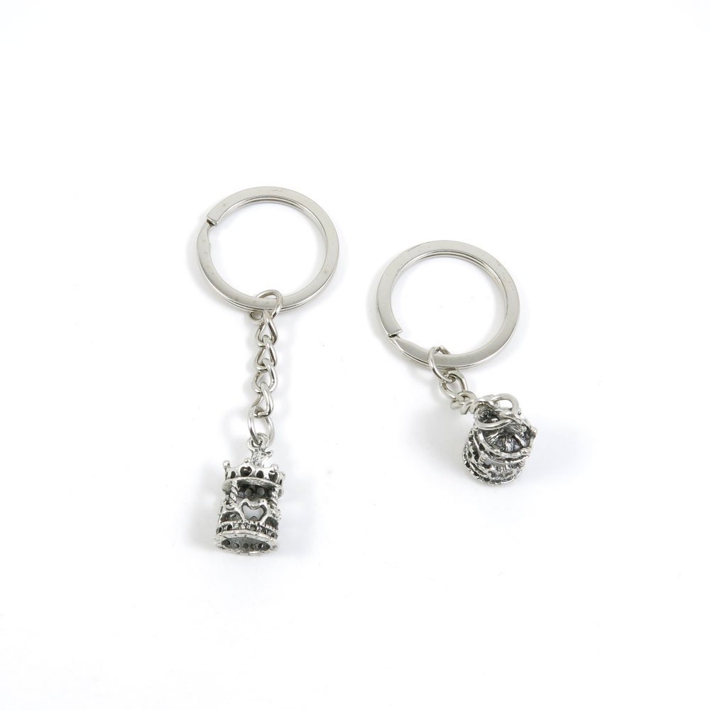 1 Pieces Keyring Keychain Keytag Key Ring Chain Tag Door Car Wholesale Jewelry Making Charms M5MW2 Merry-go-Round