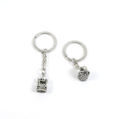 2 Pieces Keyring Keychain Keytag Key Ring Chain Tag Door Car Wholesale Jewelry Making Charms M5MW2 Merry-go-Round