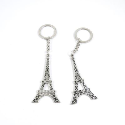 2 Pieces Keyring Keychain Keytag Key Ring Chain Tag Door Car Wholesale Jewelry Making Charms W6EU4 Paris Eiffel Tower