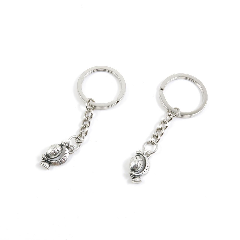2 Pieces Keyring Keychain Keytag Key Ring Chain Tag Door Car Wholesale Jewelry Making Charms D2XC0 Globe