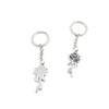 2 Pieces Keyring Keychain Keytag Key Ring Chain Tag Door Car Wholesale Jewelry Making Charms S5RG8 Rose view 1