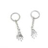 1 Pieces Keyring Keychain Keytag Key Ring Chain Tag Door Car Wholesale Jewelry Making Charms Y3CH2 Skull Hands view 1
